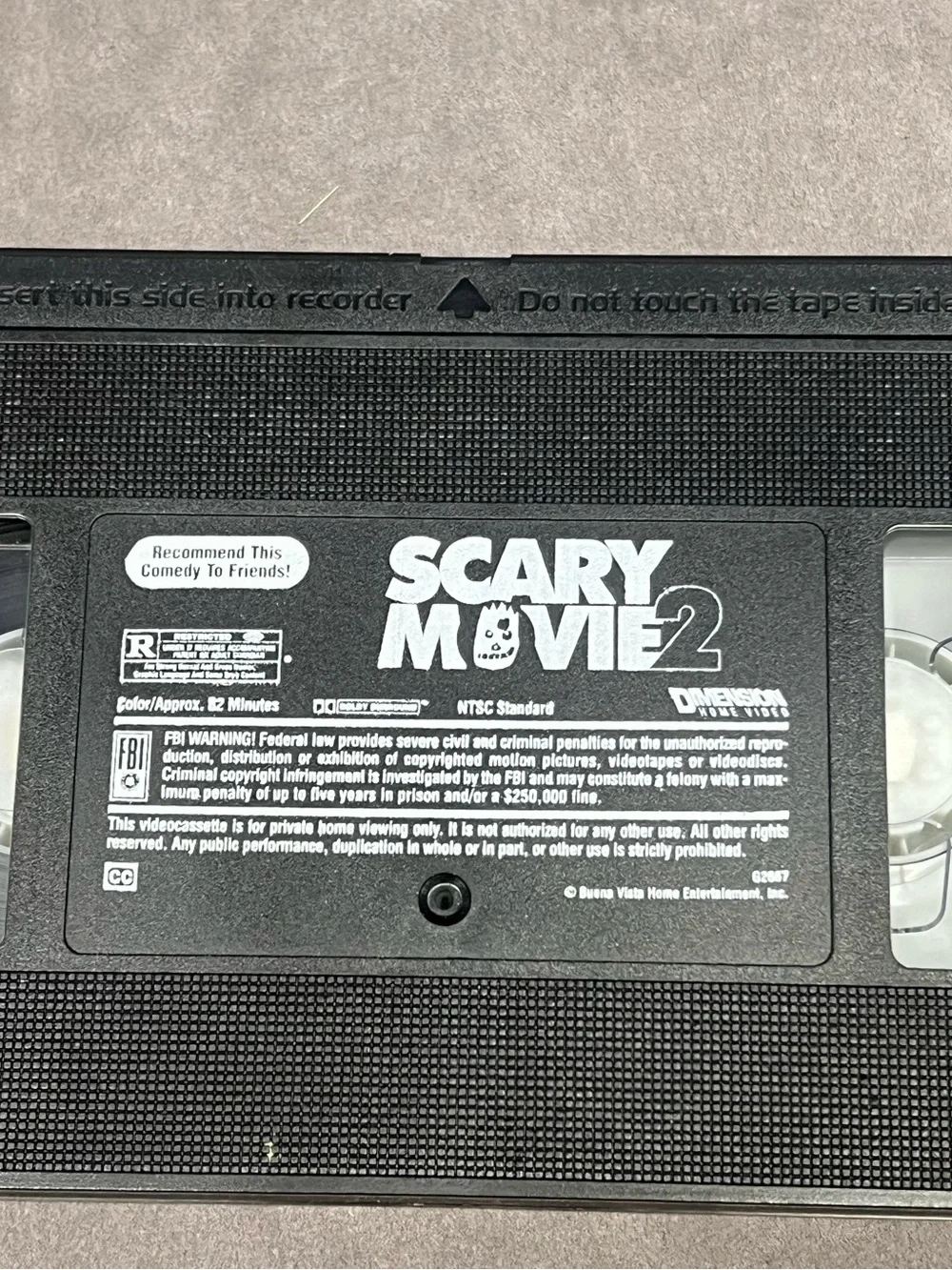 Scary Movie 2 - Black & Red vhs